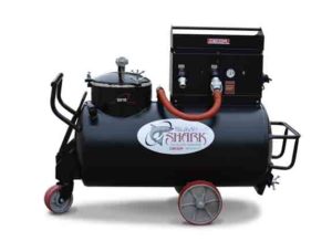Ninety-gallon, electric sump cleaner